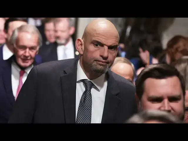 Video thumbnail for Dishonest! - John Fetterman Slams Biden On Live TV