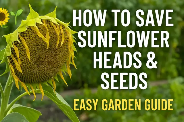 'Video thumbnail for ๐ป๐ฑ How to Save Sunflower Heads & Seeds | Easy Garden Guide'
