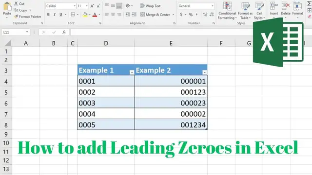 Video thumbnail for How to add 0 in Excel before number
