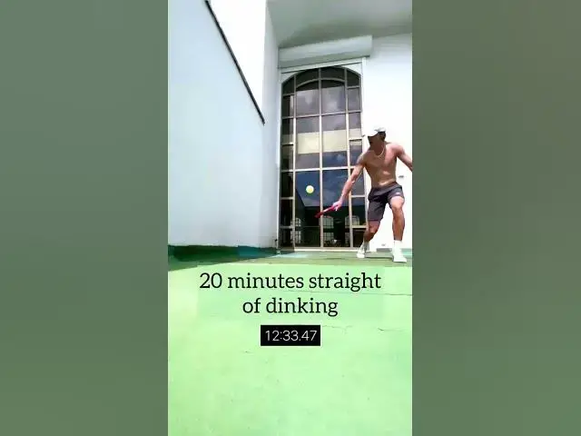 Video thumbnail for Christian Alshon making 20 minutes of dinking look EASY✅🏓 #shorts