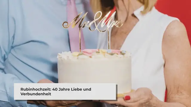 Video thumbnail for Rubinhochzeit: Sprüche zu 40 Jahren Ehe