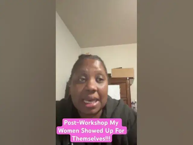 Video thumbnail for POST WORKSHOP - SHIFT INTO HER WORKSHOP #i_am_johnson_empire #theshiftlady#highlights