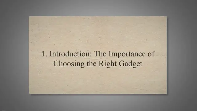 Video thumbnail for The Ultimate Guide to Buying the Perfect Gadget: Latest Reviews, Deals, and Tips for Making an Informed Decision