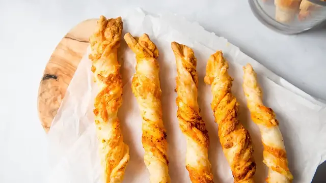 'Video thumbnail for Air Fryer Cheese Straws Are The Ultimate Weekday Snack'