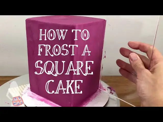 'Video thumbnail for How To Frost A Square Cake'
