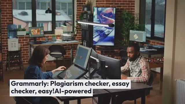 Video thumbnail for Grammarly: Plagiarism checker, essay checker, easy! AI-powered