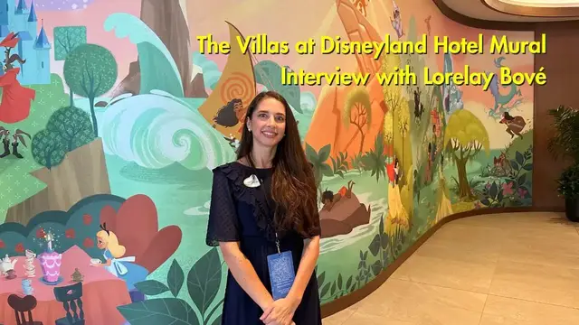 Video thumbnail for Interview With Artist Lorelay Bové About Mural at The Villas at Disneyland Hotel Opening Day 4K