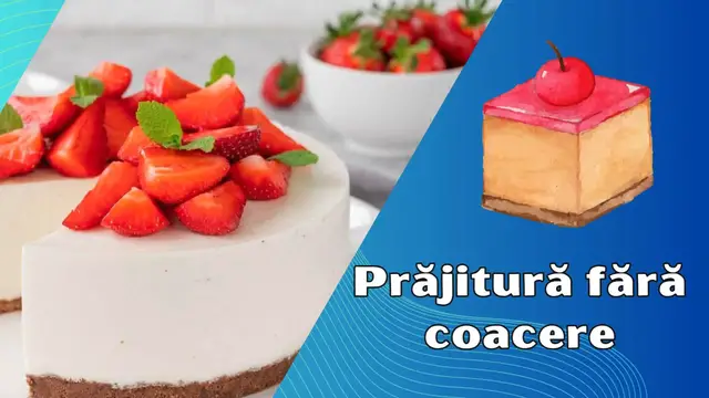 Video thumbnail for Prăjitură fără coacere: Deliciul răcoros care cucerește orice gust