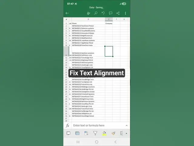 'Video thumbnail for How to Fix Text Alignment in Excel'