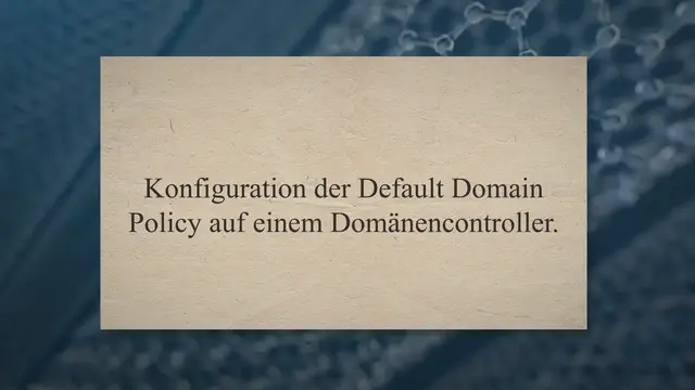 Video thumbnail for Über die Gruppenrichtlinien den Zugriff auf USB sperren