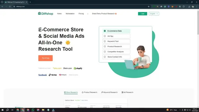 Video thumbnail for how to use diffshop ai tool Drop shipping AI Tool