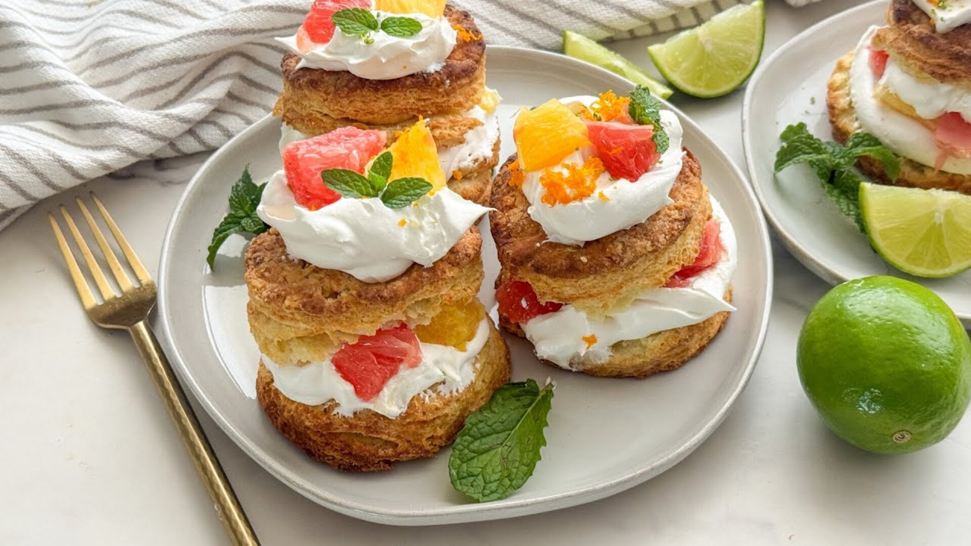 Video thumbnail for Bright And Citrusy Fruit Shortcakes Recipe