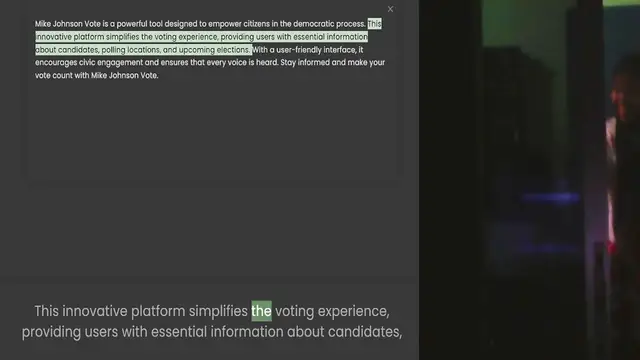 Video thumbnail for innovative platform simplifies the voting experience, providing users with essential information about candidates, polling locations, and upcoming elections. With a user-friendly interface, it encourages civic engagement and ensures that