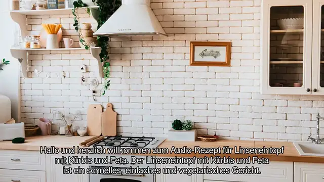Video thumbnail for [Audio-Rezept] Linseneintopf mit K?rbis und Feta - Einfaches Rez