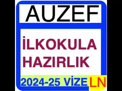Video thumbnail for Auzef İlkokula Hazırlık 2024-2025 Vize Soruları