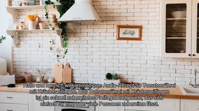 Video thumbnail for [Audio-Rezept] Tomatenr?hrei mit Kr?uterseitlingen - Einfaches R