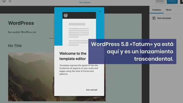 Video thumbnail for Novedades de WordPress 5.8 (Edición Completa del Sitio, Imágenes WebP, Estilos y Ajustes globales y Mucho Más)