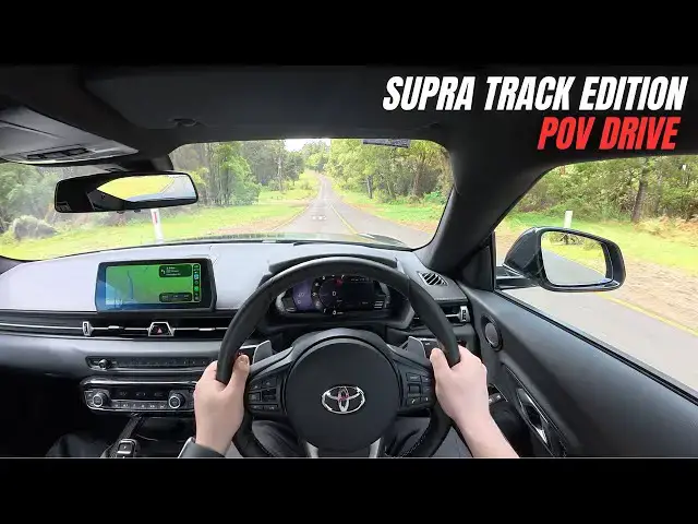 Video thumbnail for 2025 Toyota GR Supra Track Edition - POV Test Drive