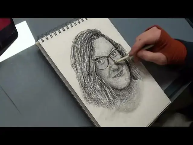Video thumbnail for Sarah Millican Charcoal Portrait Drawing