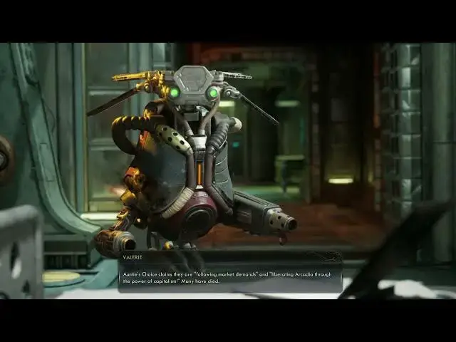 'Video thumbnail for The Outer Worlds 2 - A Cause Worth Killing For: Val Briefing "De Vries Is Alive" | Respect Option'