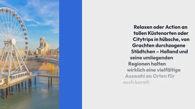 Video thumbnail for Beliebte Regionen in Holland Das sind die 7 schönsten Regionen in Holland