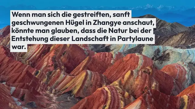 Video thumbnail for Regenbogen-Berge in China Eine bunte Laune der Natur