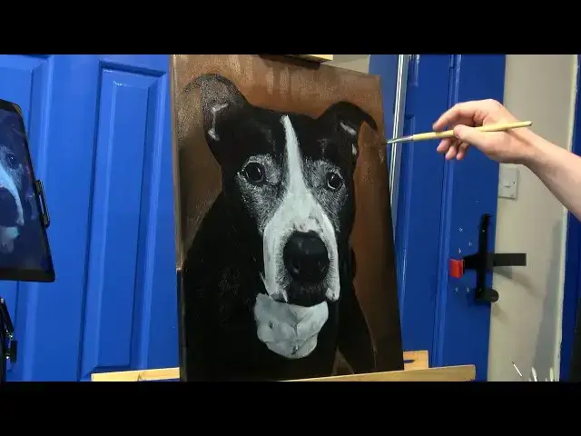 Video thumbnail for Realism Dog Oil Painting (1 Minute Painting)