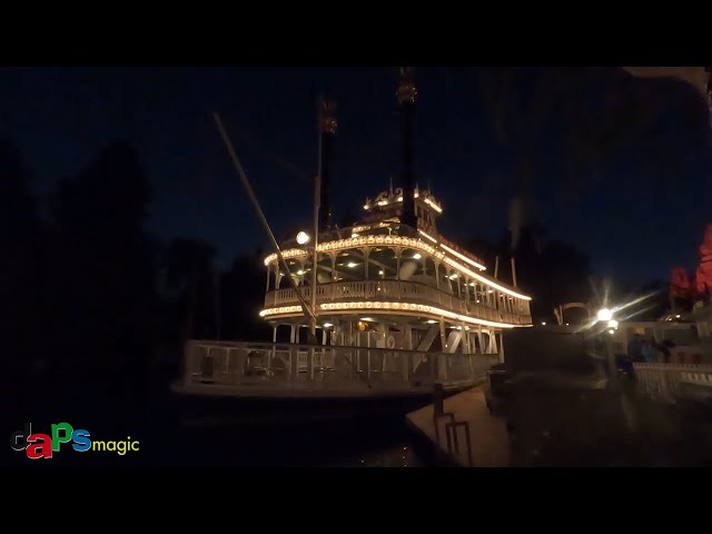 Video thumbnail for Full POV: Mark Twain Riverboat at Night | Disneyland Resort