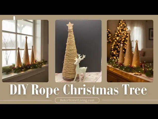 Video thumbnail for How to Make a Rope Christmas Tree