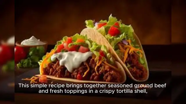 Video thumbnail for Beef Tacos recipe