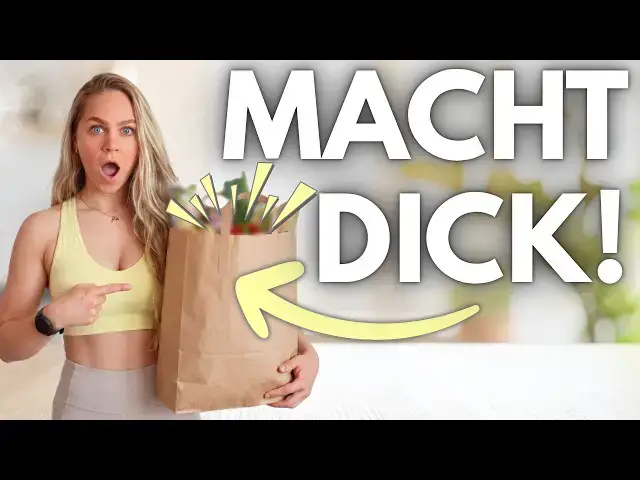 Video thumbnail for 5 "gesunde" Lebensmittel, die dich DICK machen!
