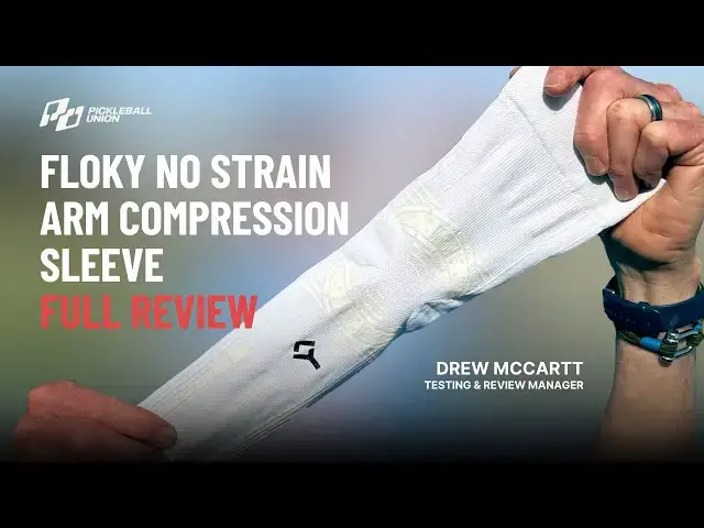 Video thumbnail for Floky Compression Arm Sleeve for Pickleball