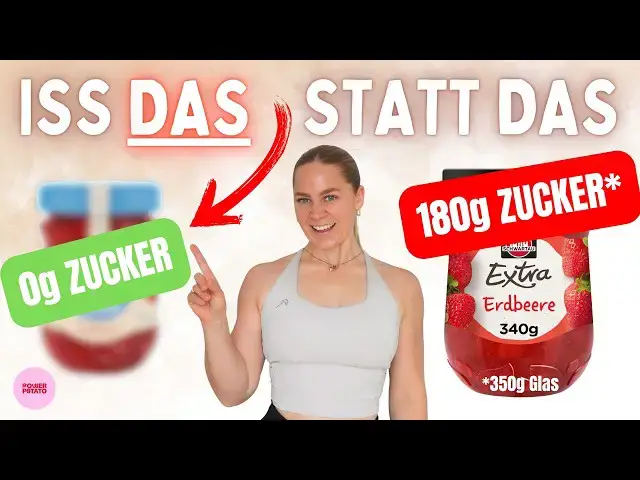 Video thumbnail for Iss DAS statt Zucker: Zuckerfreie Alternativen zum ABNEHMEN | Zuckerfreie Lebensmittel