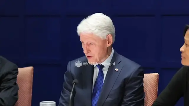 Video thumbnail for TOP MOMENTS Must see moments from Bill Clinton’s Epstein Files deposition