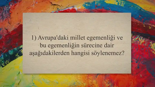 Video thumbnail for Türk Demokrasi Tarihi 2022 Vize Soruları