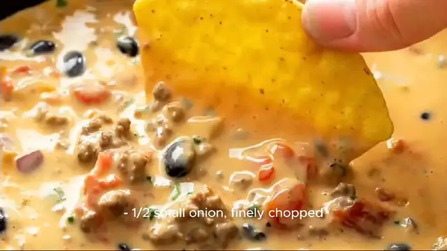 Video thumbnail for queso dip recipe