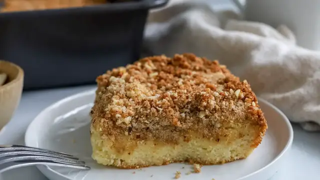 Video thumbnail for Gluten-Free Almond Coffee Cake Recipe