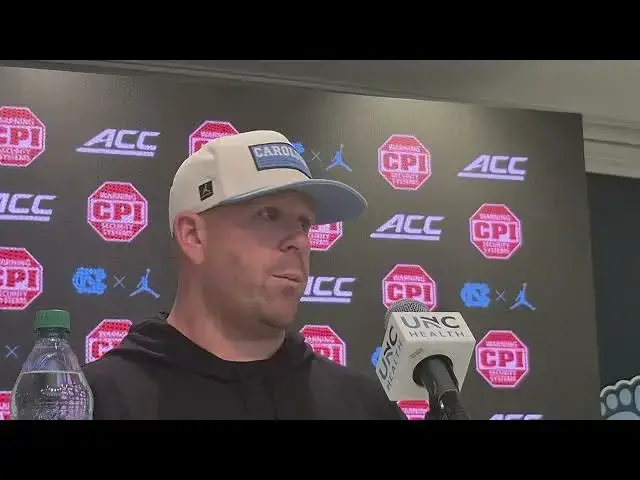 Video thumbnail for #UNC special teams coach Billy Miller press conference on the first day of practice
