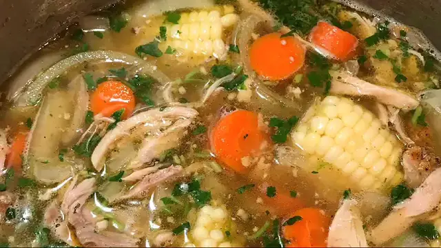 Video thumbnail for caldo de pollo recipe