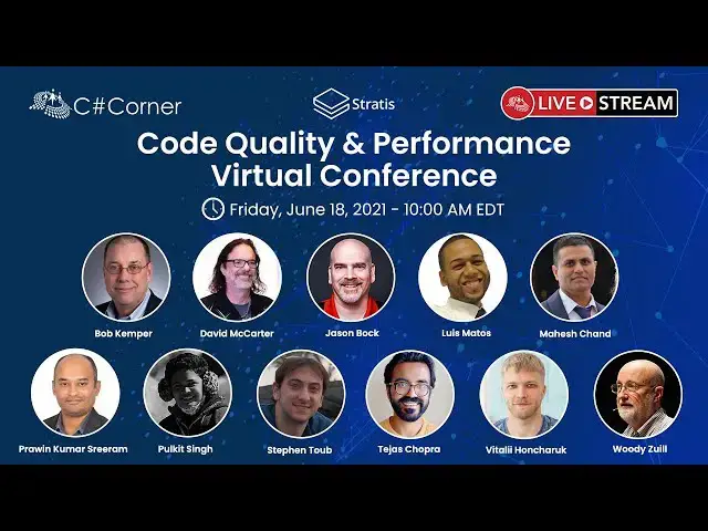 'Video thumbnail for Code Quality & Performance Virtual Conference 2021'
