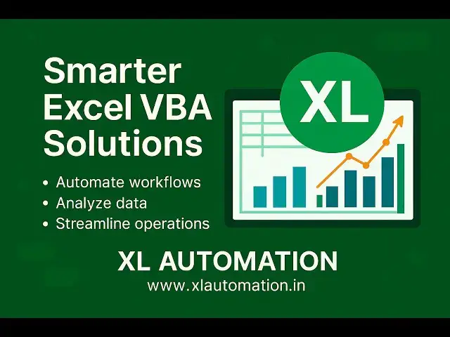 'Video thumbnail for Excel Automation Service in India | XL Automation'