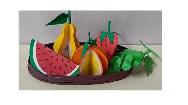 Video thumbnail for DIY Paper Fruit Basket /Paper Craft