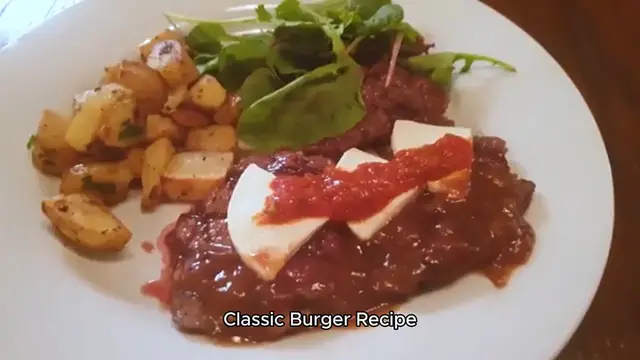 Video thumbnail for Burger recipe