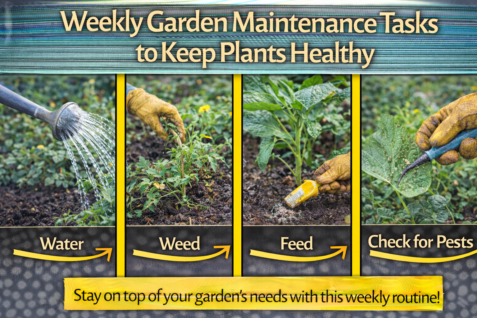 Video thumbnail for Weekly Garden Maintenance Tasks to Keep Plants Healthy