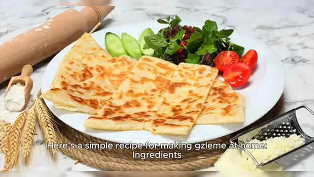 Video thumbnail for Homemade Gözleme_ A Delicious Turkish Pastry Recip