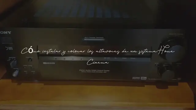 Video thumbnail for Cómo instalar y colocar los altavoces de un sistema Home Cinema