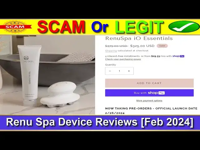 Video thumbnail for Renu Spa Device Reviews (Feb 2024) [ with 100% Proof ] ⚠️ Is RenuSpa iO SCAM or LEGIT ?⚠️😲