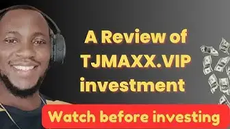 Video thumbnail for A Review of T J Maxx investment platform (Watch before investing) #tjmaxx #usdt #hyipsdaily #hyip