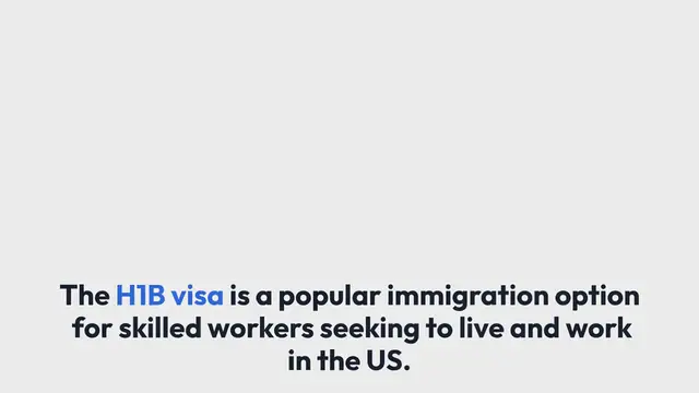 Video thumbnail for H1B to Green Card Process Guide