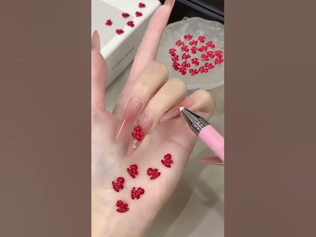 Video thumbnail for The little red horse nail art for the New Year is absolutely adorable